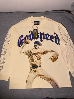 Godspeed x New Era cream long sleeve shirt