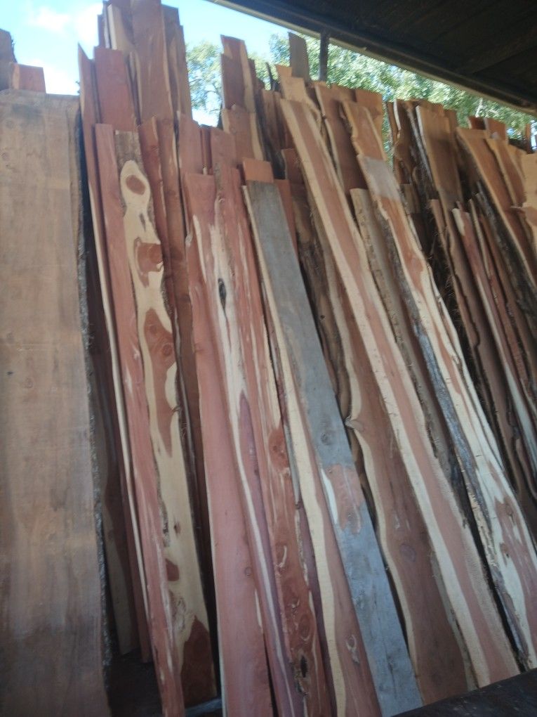 RED CEDAR SLABS AND MORE
