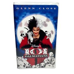 Disney's 101 Dalmatians Live Action VHS Movie Glenn Close Clam Shell