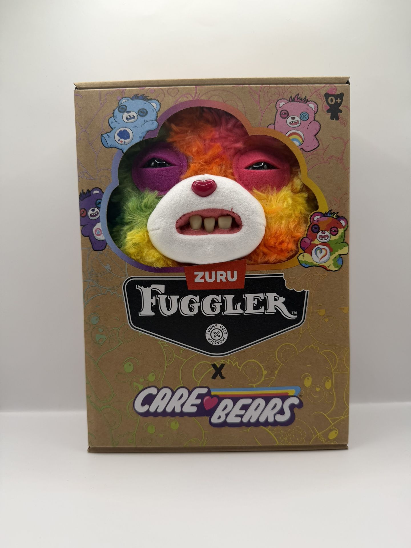 NEW 2025 Fuggler x Care Bears Cheer Bear Funny Ugly Monsters 9”