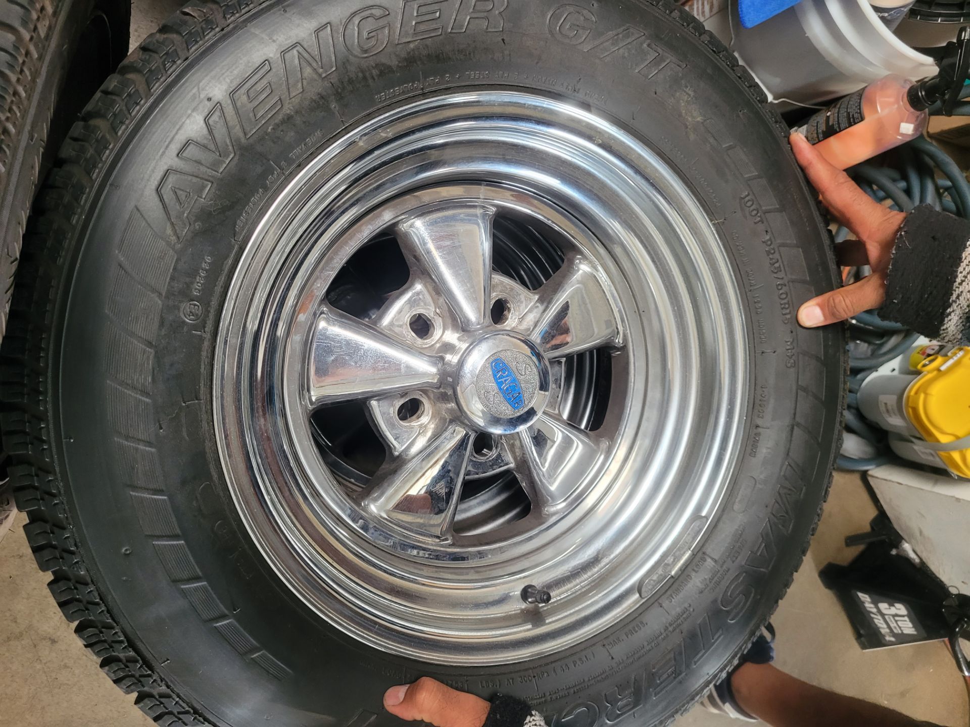 Cragar wheels rims and tire for Sale in Santa Ana, CA - OfferUp