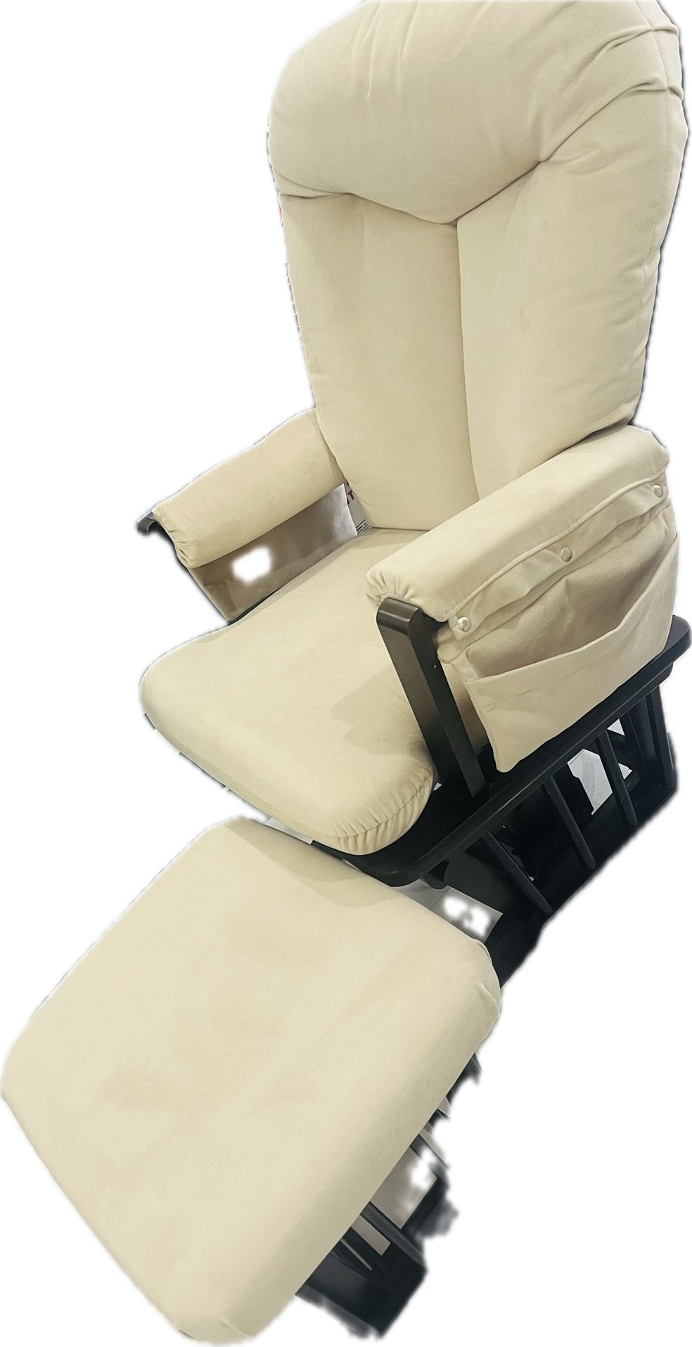 Nursery Stork Craft Tuscany Glider And Ottoman - Espresso/Beige