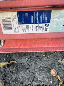 Werner 20ft Fiberglass Extension Ladder 300lb