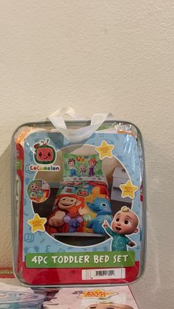 Cocomelon 4pc Toddler Bed Set