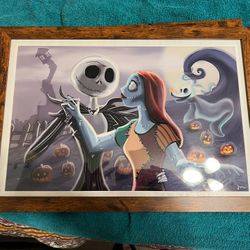 Nightmare Before Christmas Frame Print
