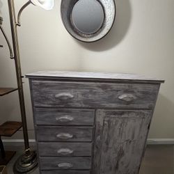 Rustic Vintage Storage Cabinet