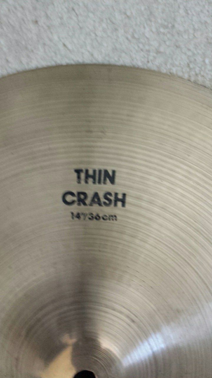 Zildjian 14 thin crash cymbal