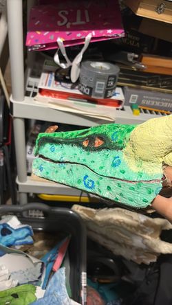 Clay puppet dragon commission handmade