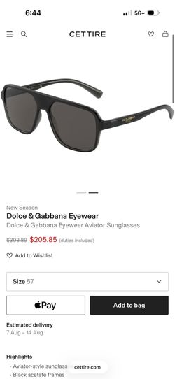 Sunglasses dolce and gabbana