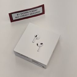 Apple Airpods 3 Bluetooth Headphones - Pay $1 Today To Take It Home And Pay The Rest Later! 