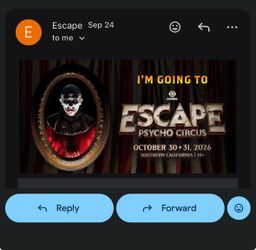 Saturday Escape Ticket