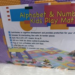 Alphabet & Number Mat