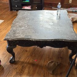 Marble coffee table