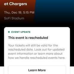 Broncos Chargers Tickets (4)