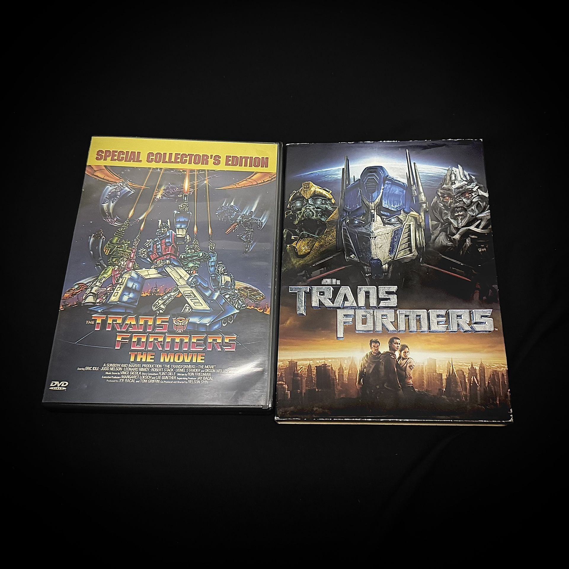 π€ Transformers DVD Lot β 1986 Animated Movie + 2007 Live-Action Film