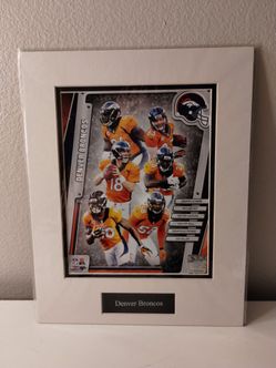 Denver Broncos 2014 Team Composite NFL Licensed Unsigned Matte 8x10 Photo NEW