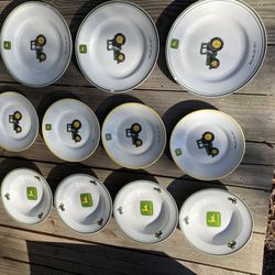 John Deere 11pc Tractor Plate Set