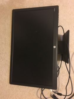 23 inch HP 1080P monitor with mac adapter
