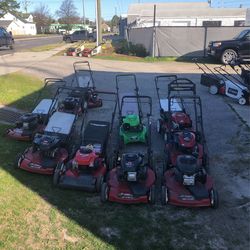 Push Mowers, Push And Self Propelled 