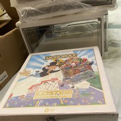 3 Pack Prandom Clear Storage Bins And Monopoly Costco Wholesale Sealed Game 