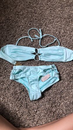 Brand new Victoria Secret light green bikinis set