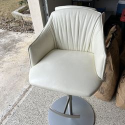 Italian Leather Bar Stools —Potocco