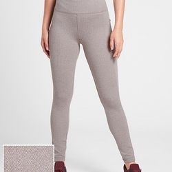 Athleta Delancy Herringbone Tight light asphalt size XXS 