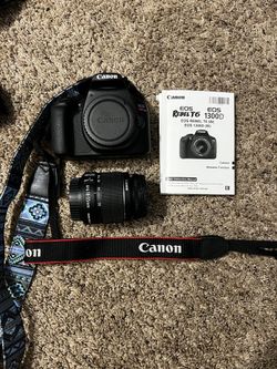 Canon EOS Rebel T6 and accessories