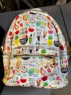 Cute Hawaii Theme Backpack Purse