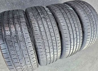 255-45R20 continental tires usadas en perfecta condición set of 4