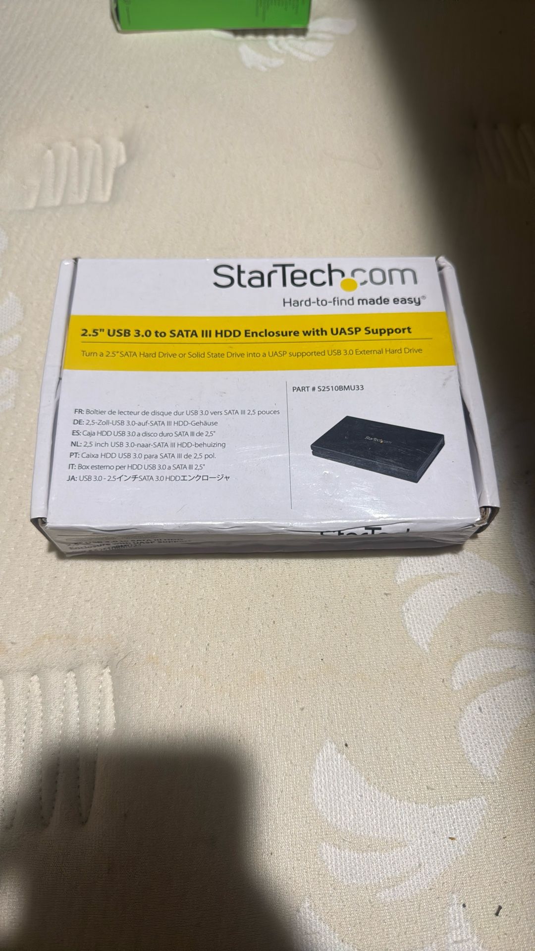 star tech 2.5 usb 3.0 SATA III HDD enclosure with uasp support