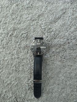 Tissot Heritage Visodate Swiss Automatic Watch (Black Dial)