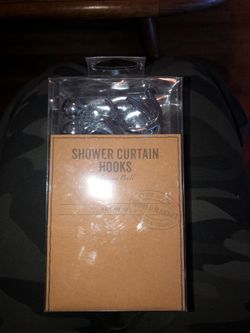 Shower curtain hooks