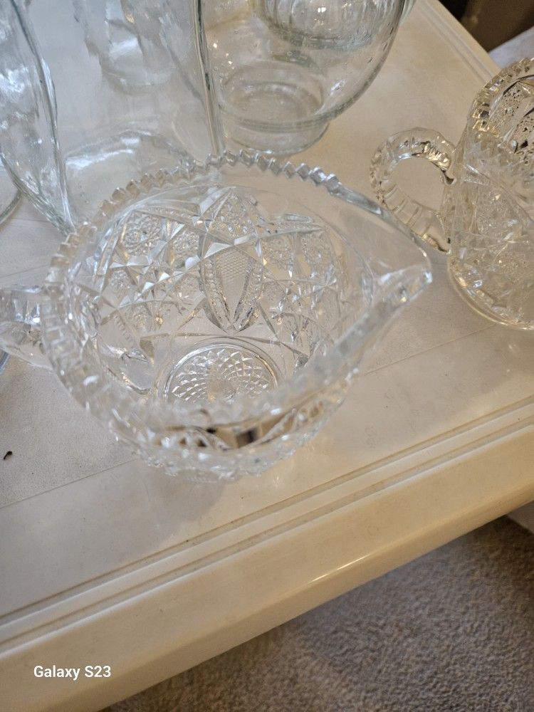 Vintage EAPG By McKee Glass Co. Set