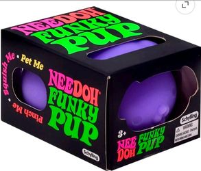 NeeDoh Funky Pup Purple Small Stress Ball