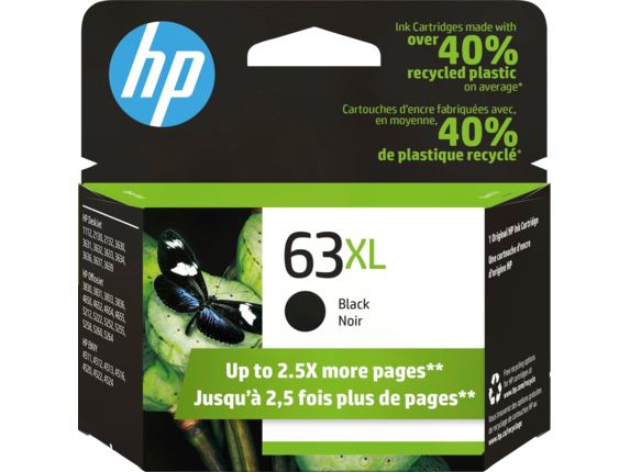 HP 63 INK CARTRIDGE BLACK INSTANT INK