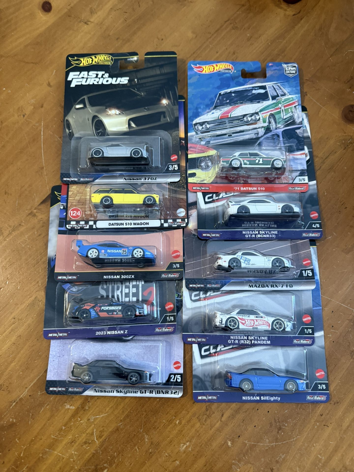 Premium Hotwheels Set 