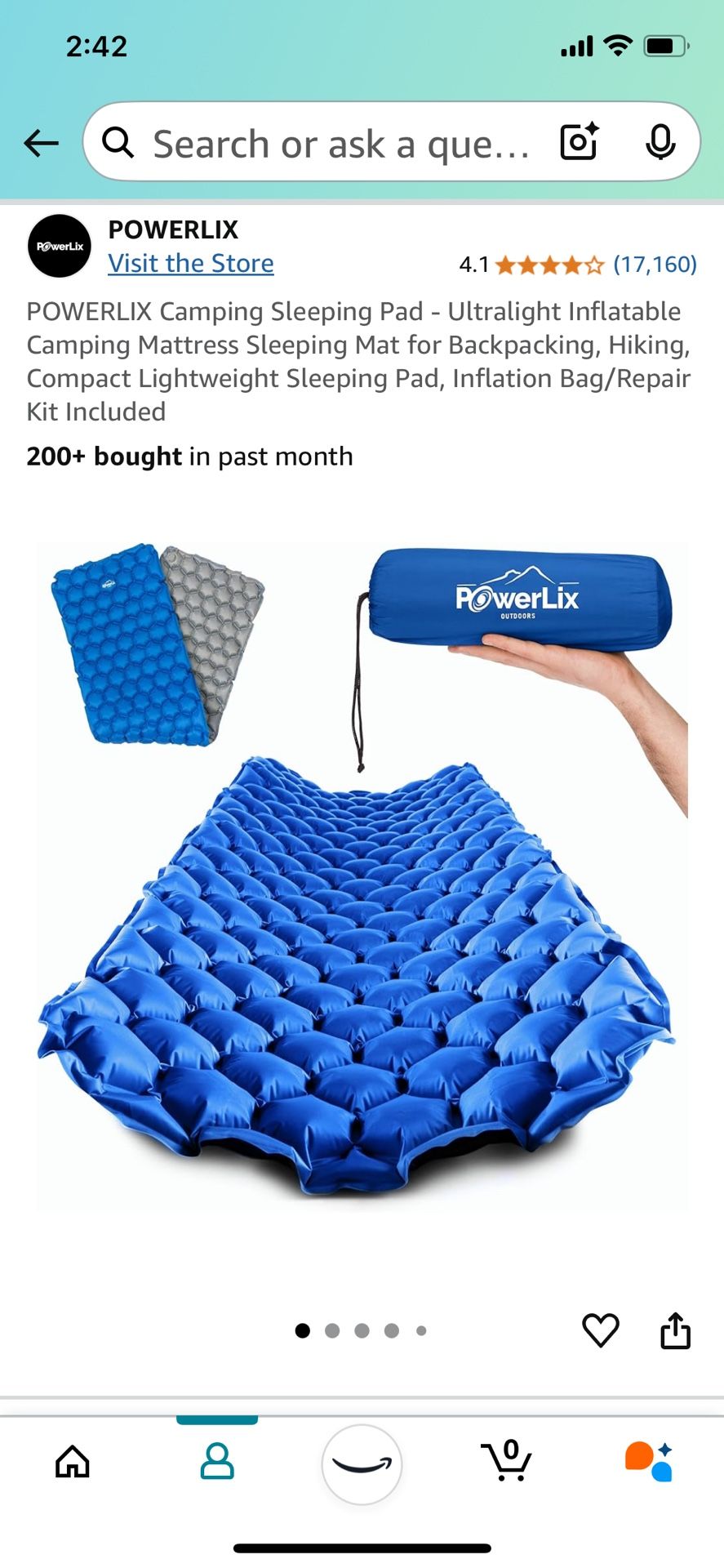 POWERLIX Camping Sleeping Pad