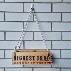 Upcycled Booker's Whiskey Box Planter 