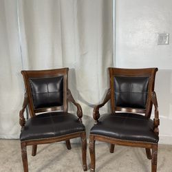Classic Leather Armchairs (2) 