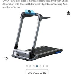 QVCIX portable foldable treadmill