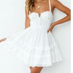Women’s Hello Molly Angel Among Us White Mini Dress