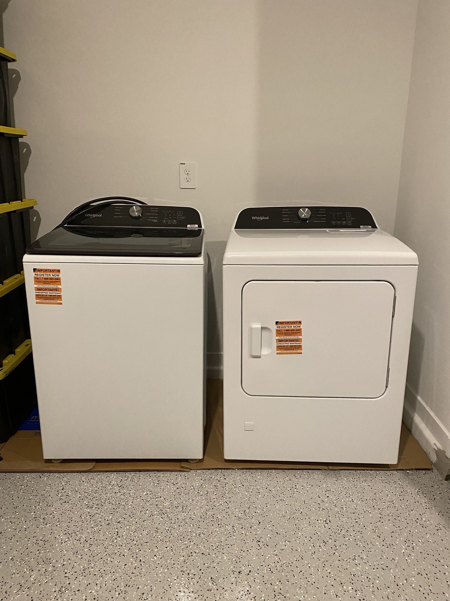 Brand New Washer & Gas Dryer Set