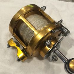 Penn International II GOLD "50S" Big game fishing Reel With 135lb Spectra Line