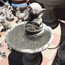 New Water Fountain Made Out Of Cement Perfect Gift For Any Occasion 