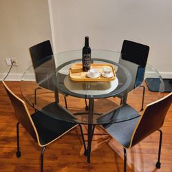Glass Top DiningTable.