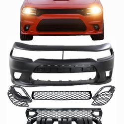 Front Bumper + Snorkel Grille + Lower Bumper Grille + 4 piece fog lamp hole covers + mid bumper black cover.   * I ONLY SELL NEW PARTS. * MY BUMPERS H