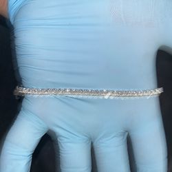 Moissanite Bracelet 7inchs