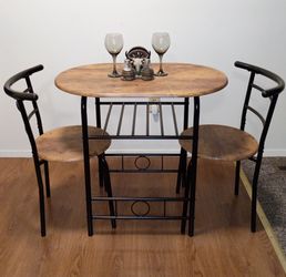 Small table with 2 chairs