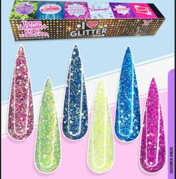 Nail Planet Acrylic I Love Glitter 